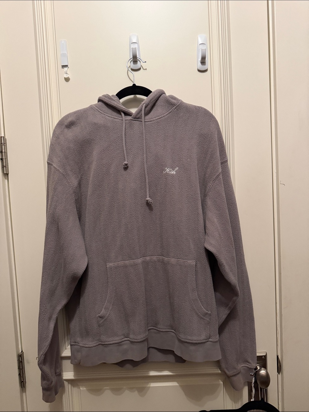 Kith Mauve/Light Purple Hooded Pullover Sweatshirt